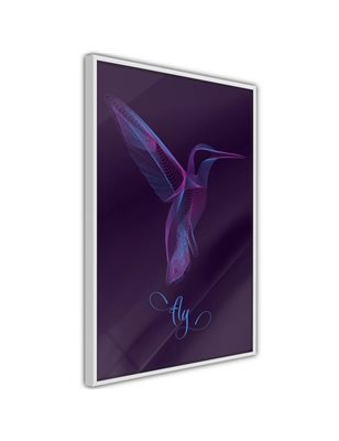 Poster  Fluorescent Hummingbird